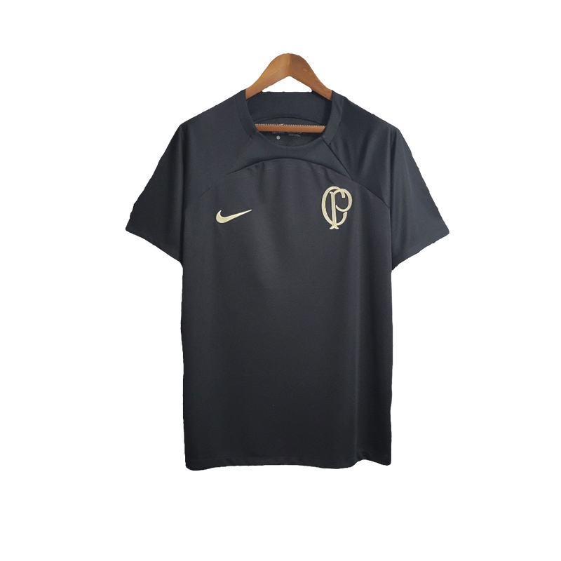 Maglia Corinthians 22/23 Allenamento - Nero - Versione Tifoso