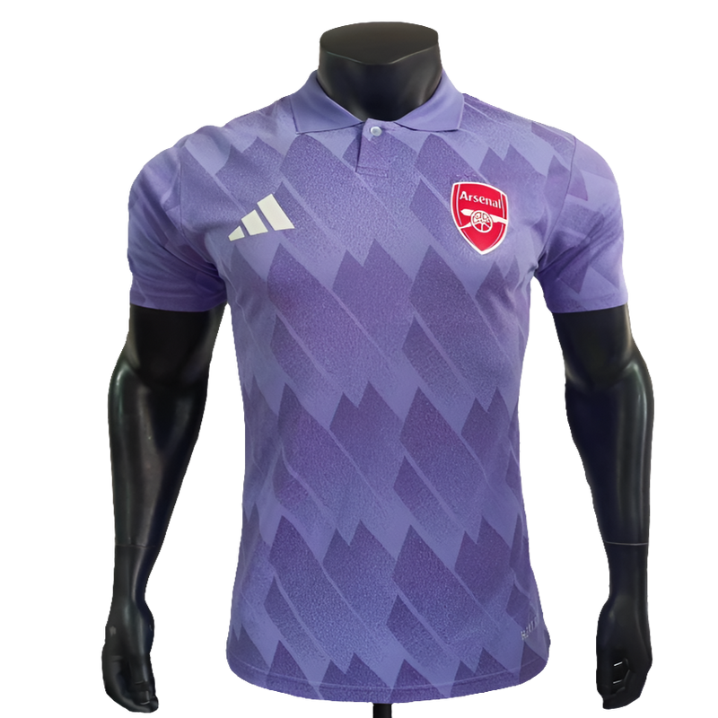 Maglia Arsenal 25/26 Edizione Polo - Viola - Versione Giocatore