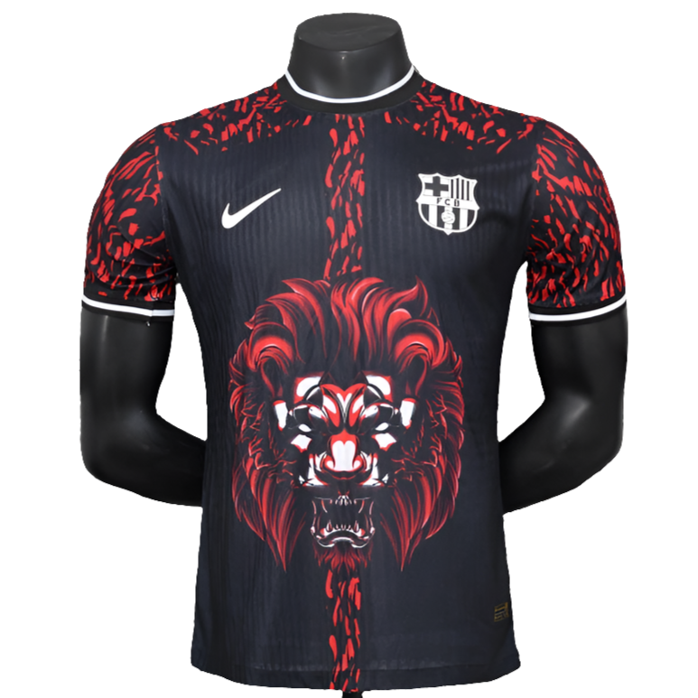 Maglia Barcelona 25/26 Edizione Leone - Rosso - Versione Giocatore