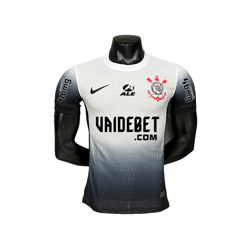 Maglia Corinthians 24/25 I Home - Tutte le Sponsorizzazioni - Versione Giocatore