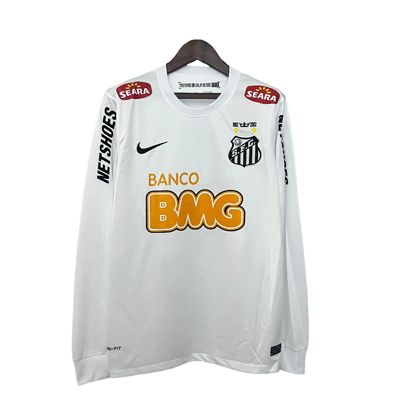 Maglia Santos 11/12 I Home - Versione Retrò Manica Lunga