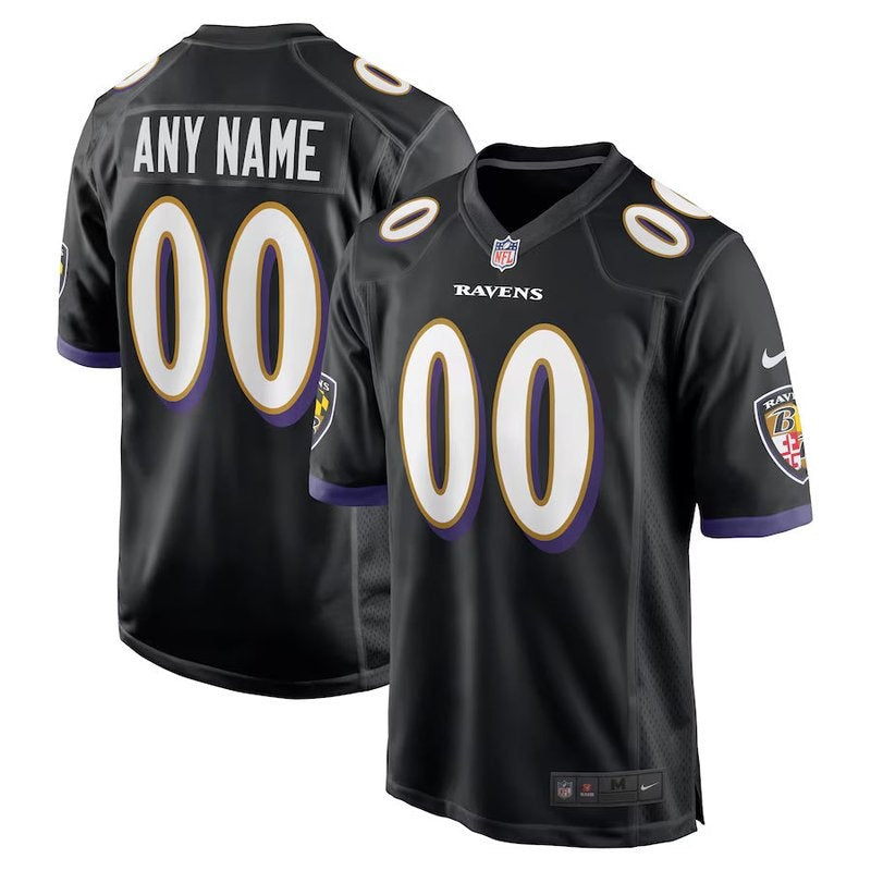 Maglia NFL Baltimore Ravens - Versione Alternativa di Gioco - Nero