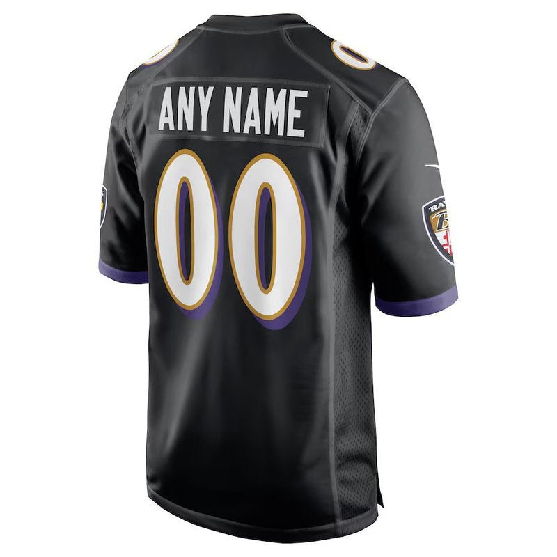 Maglia NFL Baltimore Ravens - Versione Alternativa di Gioco - Nero