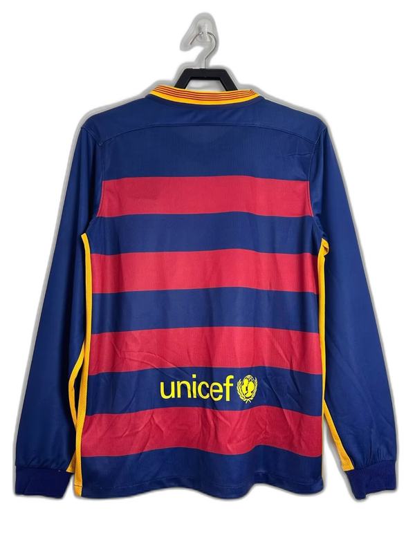 Maglia Barcelona 15/16 I Home - Versione Retrò Manica Lunga