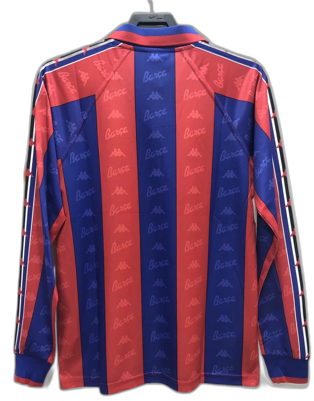 Maglia Barcelona 96/97 I Home - Versione Retrò Manica Lunga