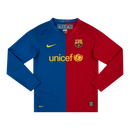 Camisa Barcelona I 2008/09 Manga Longa