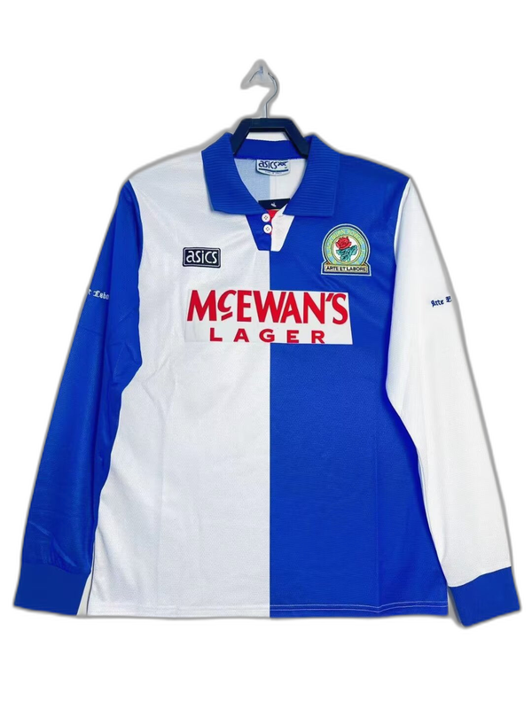 Maglia Blackburn Rovers 94/95 I Home - Versione Retrò Manica Lunga