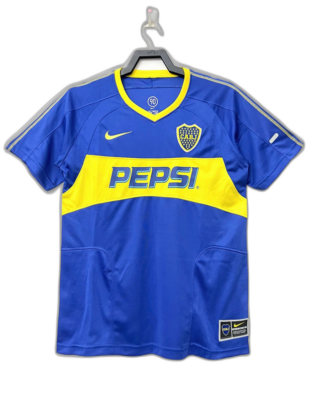 Maglia Boca Juniors 03/04 I Home - Versione Retrò
