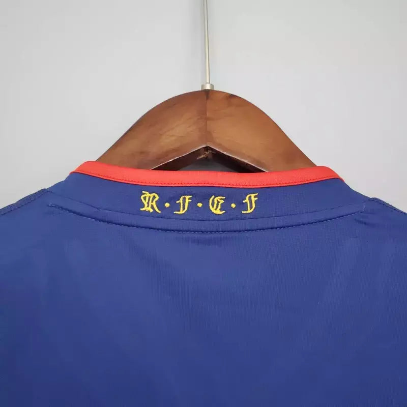 Camisa Espanha II 2010 Manga Longa