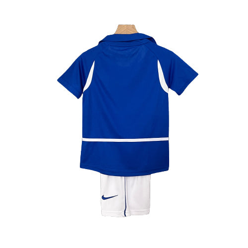 Completo Bambino Retrò - Brasile 2002 II Away