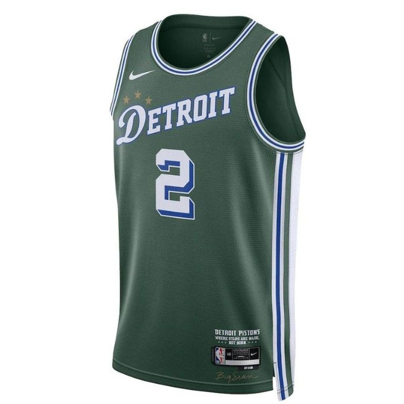 Maglia NBA Cade Cunningham - Detroit Pistons - 2023 - Edizione Città - Verde
