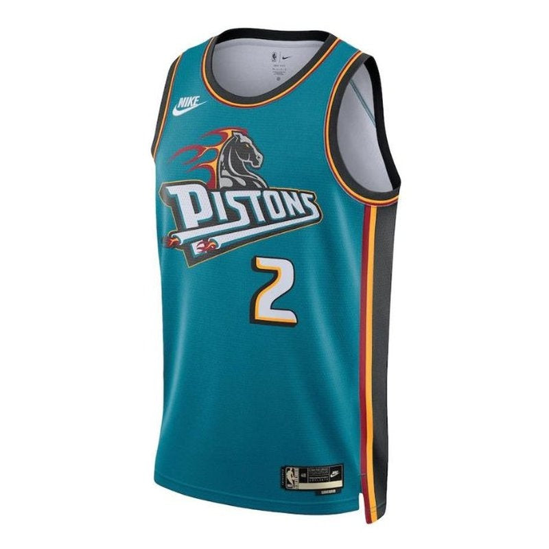 Maglia NBA Cade Cunningham - Detroit Pistons - 2023 Blu Petrolio - Edizione Classica