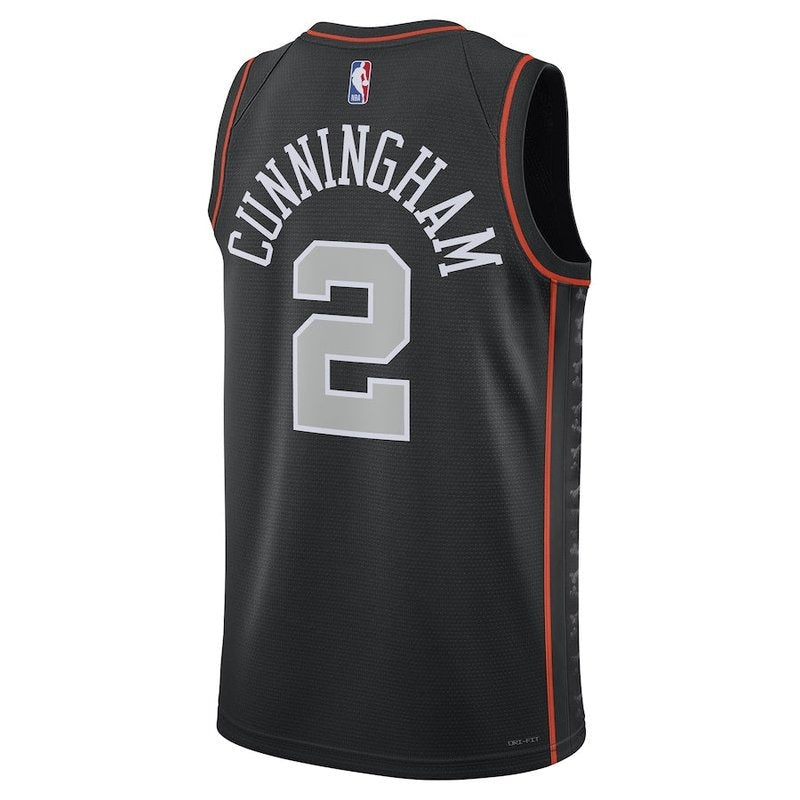 Maglia NBA Cade Cunningham - Detroit Pistons - 23/24 - Nero - Edizione Città