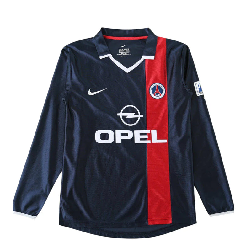 Camisa PSG I 2001/02 Manga Longa