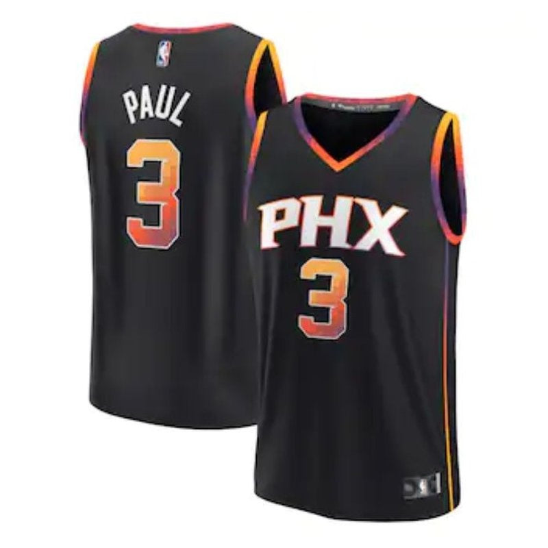 Maglia NBA Chris Paul - Phoenix Suns - 2023 Fast Break Giocatore - Nero - Edizione di Impatto