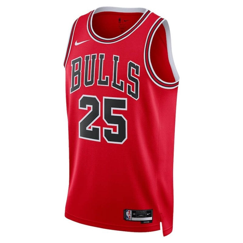 Maglia NBA Dalen Terry - Chicago Bulls - 2022 - Edizione Icona - Rosso
