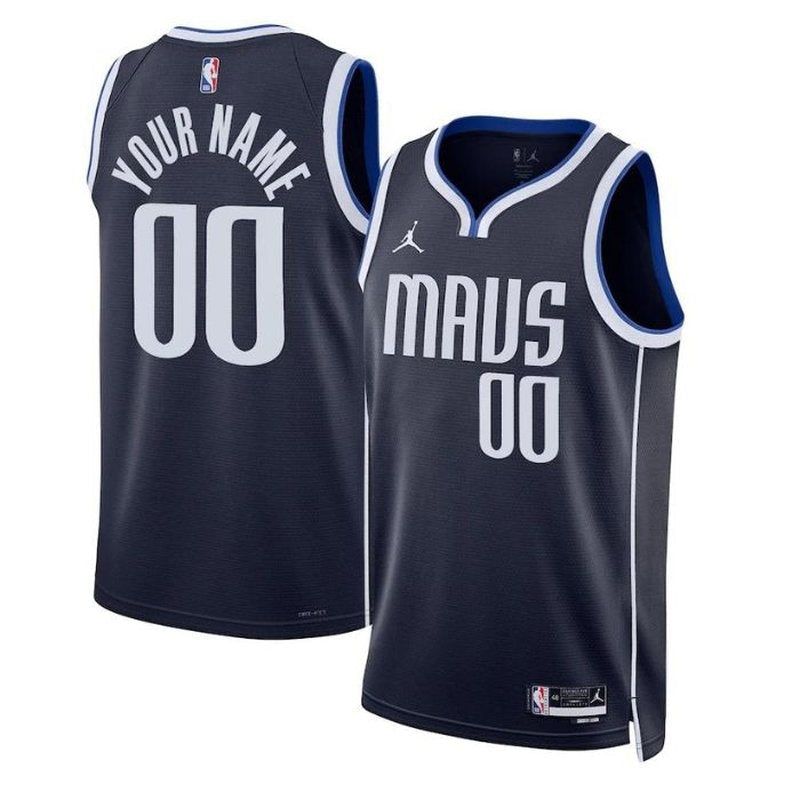 Maglia NBA - Dallas Mavericks - 2023 - Edizione di Impatto - Blu Marino