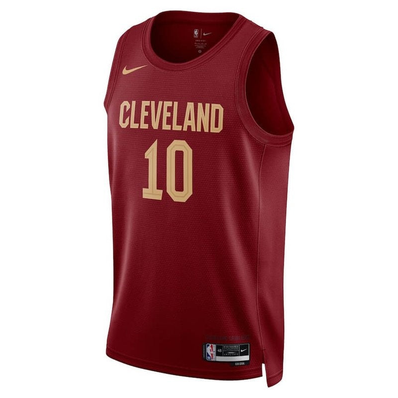 Maglia NBA Darius Garland 10 - Cleveland Cavaliers - 22/23 Bordeaux - Edizione Icona