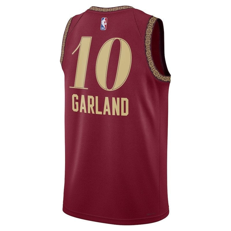 Maglia NBA Darius Garland - Cleveland Cavaliers - 23/24 - Bordeaux - Edizione Città