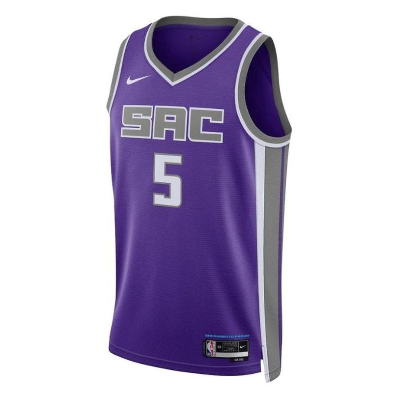 Maglia NBA De'Aaron Fox - Sacramento Kings - 2023 - Edizione Icona - Viola