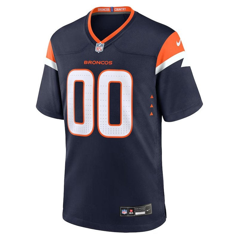 Maglia NFL Denver Broncos - Alternativa - Collezione Mile High - Versione di Gioco - Blu Marino