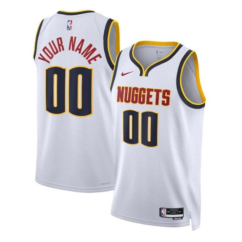 Maglia NBA - Denver Nuggets - 2023 Bianco - Edizione Associazione