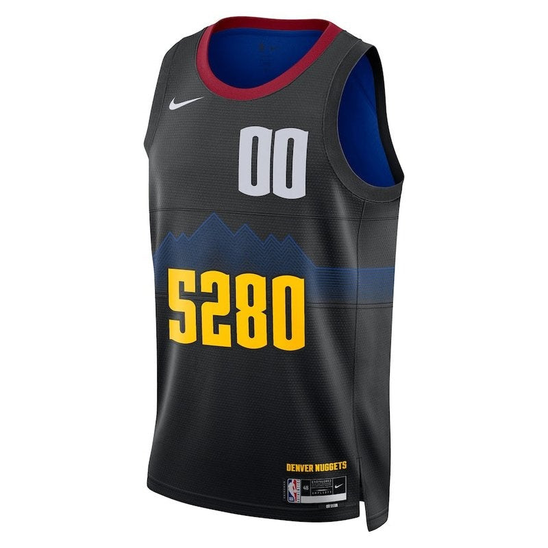Maglia NBA - Denver Nuggets - 23/24 - Nero - Edizione Città