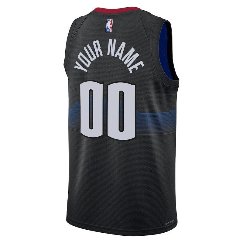 Maglia NBA - Denver Nuggets - 23/24 - Nero - Edizione Città