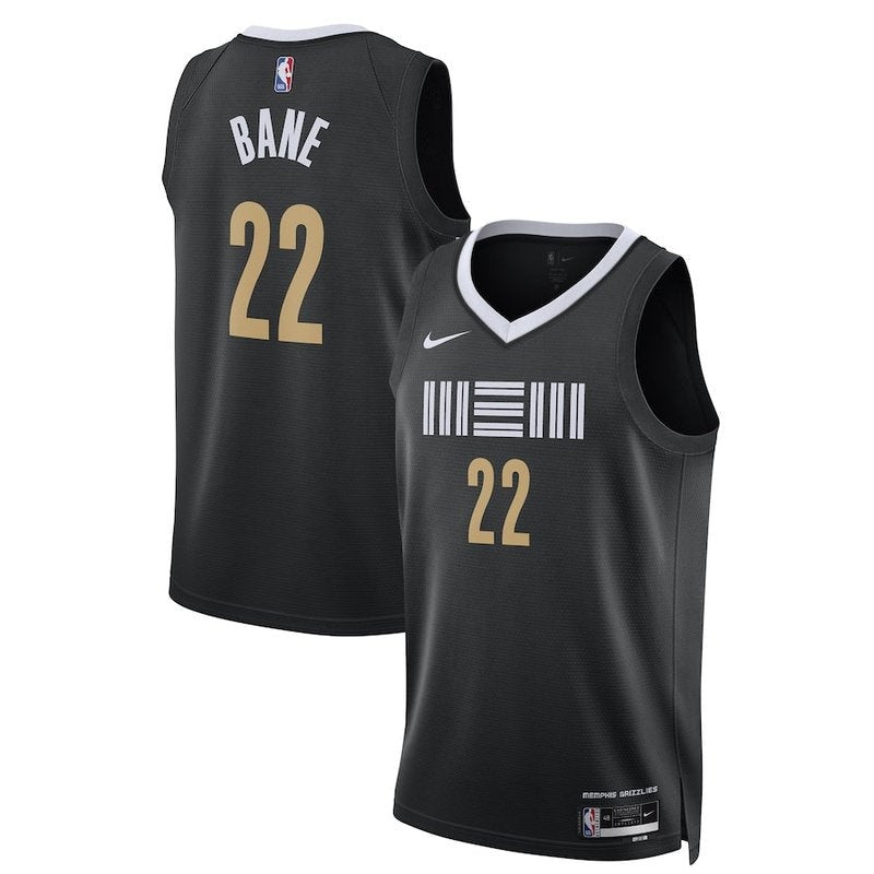 Maglia NBA Desmond Bane - Memphis Grizzlies - 23/24 - Nero - Edizione Città