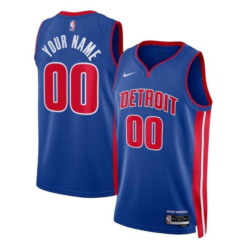 Maglia NBA - Detroit Pistons - 2023 Blu - Edizione Icona