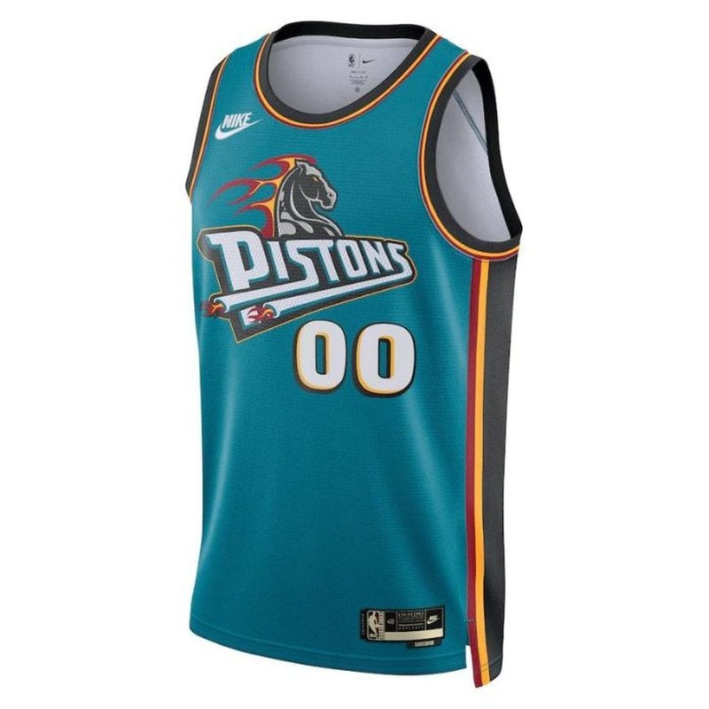 Maglia NBA - Detroit Pistons - 2023 - Edizione Classica - Blu Petrolio