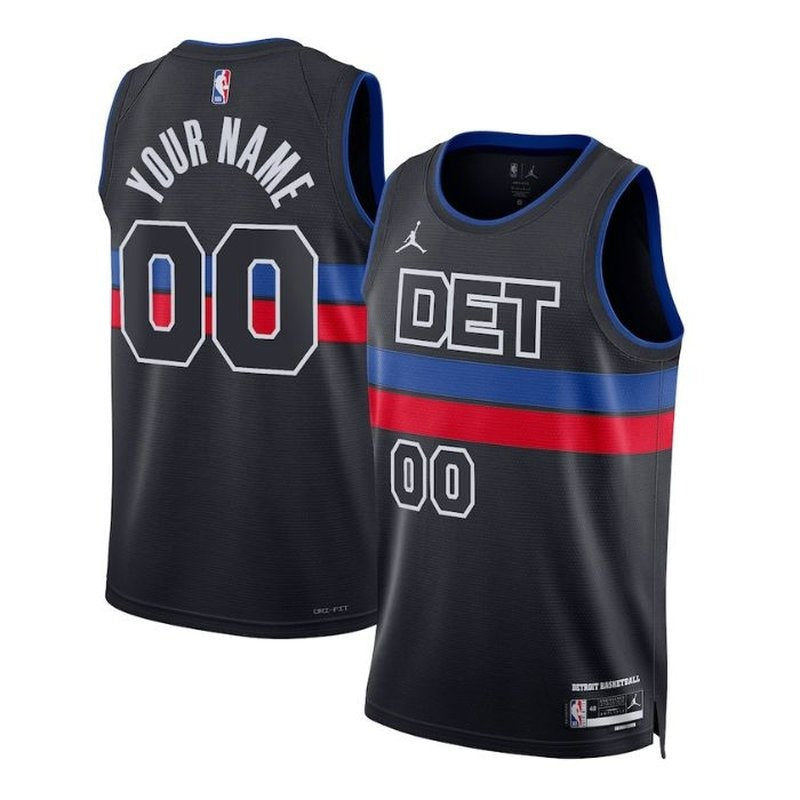 Maglia NBA - Detroit Pistons - 2023 - Edizione di Impatto - Blu