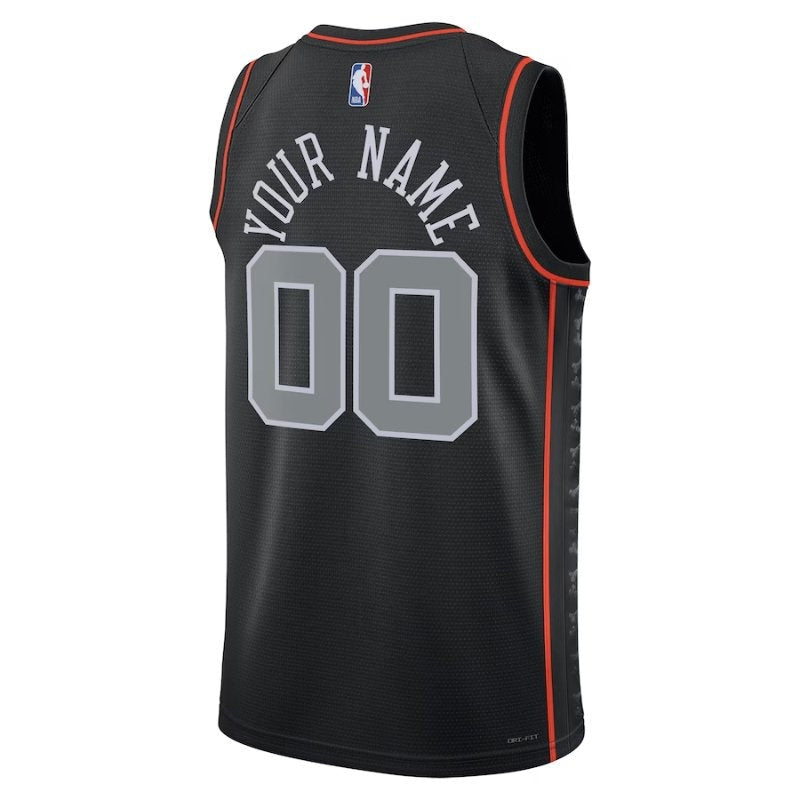 Maglia NBA - Detroit Pistons - 23/24 - Nero - Edizione Città