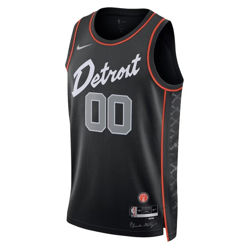 Maglia NBA - Detroit Pistons - 23/24 - Nero - Edizione Città