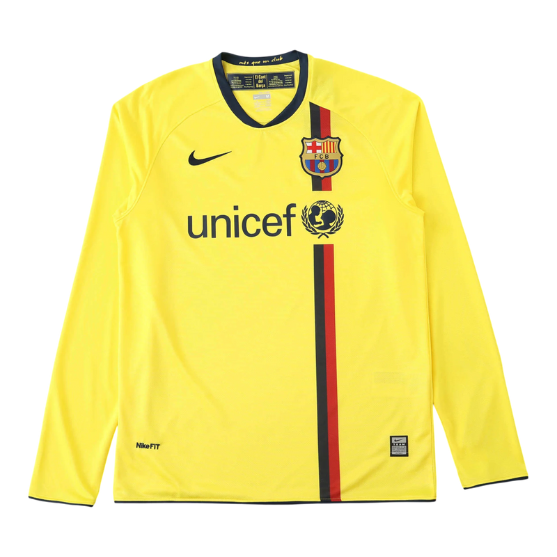 Camisa Barcelona II 2008/09 Manga Longa