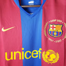 Camisa Barcelona I 2007/08 Manga Longa