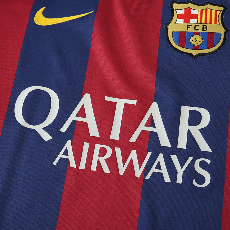 Camisa Barcelona I 2014/15 Manga Longa