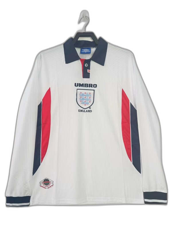 Maglia Inghilterra 1998 I Home - Versione Retrò Manica Lunga