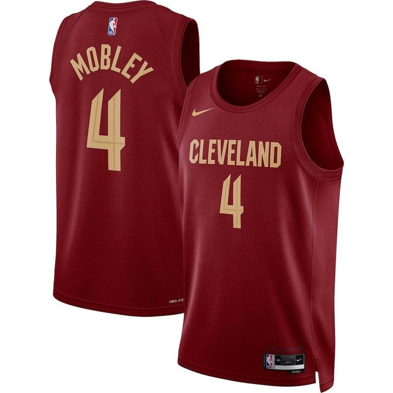 Maglia NBA Evan Mobley - Cleveland Cavaliers - 22/23 Bordeaux - Edizione Icona
