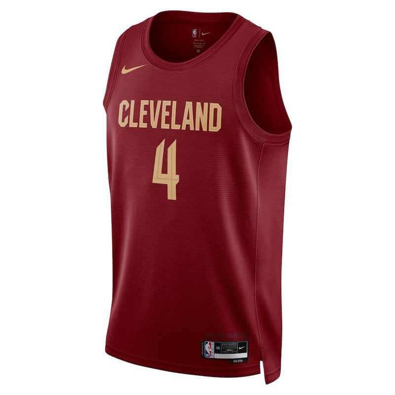 Maglia NBA Evan Mobley - Cleveland Cavaliers - 22/23 Bordeaux - Edizione Icona