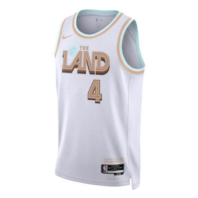 Maglia NBA Evan Mobley - Cleveland Cavaliers - 22/23 - Edizione Città - Bianco