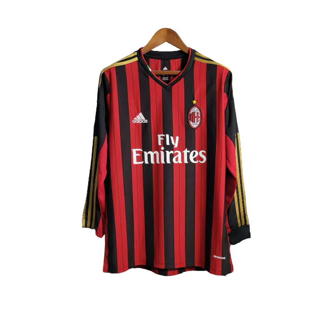 Camisa Milan I 2013/14 Manga Longa