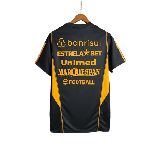 Maglia Internacional 23/24 Allenamento - Nero - Tutte le Sponsorizzazioni - Versione Tifoso