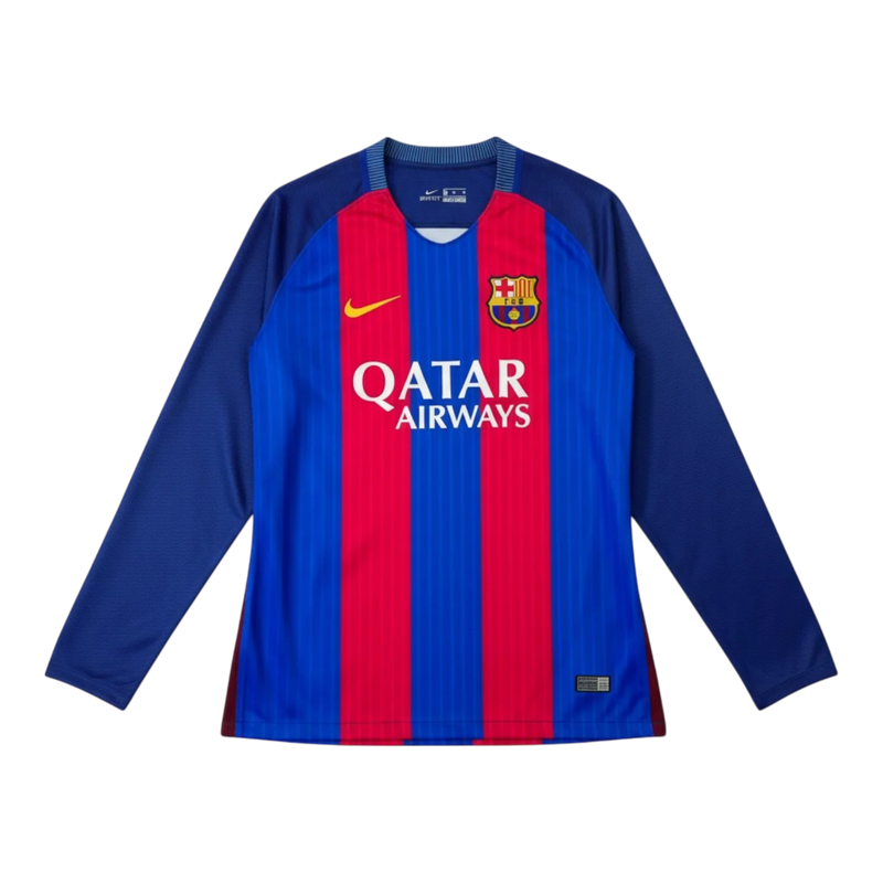 Camisa Barcelona I 2016/17 Manga Longa