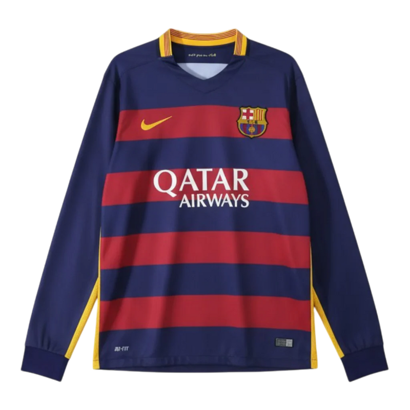 Camisa Barcelona I 2015/16 Manga Longa