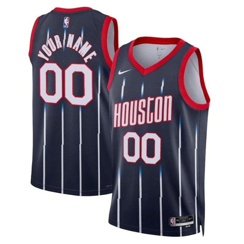 Maglia NBA - Houston Rockets - 2023 - Edizione Città - Blu Marino