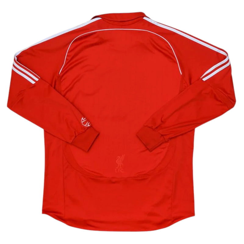 Camisa Liverpool I 2006/07 Manga Longa