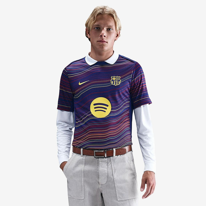 Camisa Nike Barcelona 2025/26 Pré-Jogo