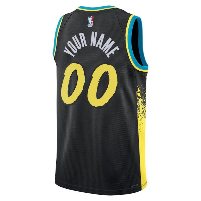 Maglia NBA - Indiana Pacers - 23/24 - Nero - Edizione Città