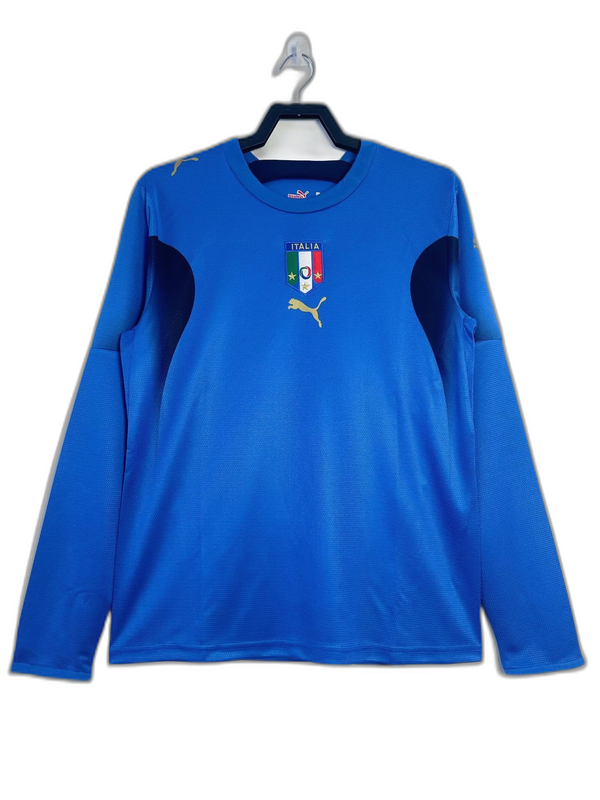 Maglia Italia 2006 I Home - Versione Retrò Manica Lunga